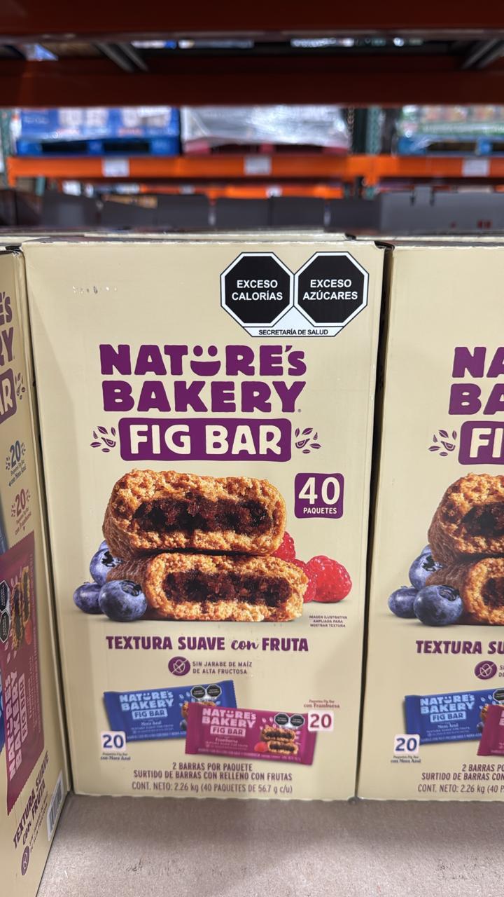 Barras de higo Nature's Bakery Fig Bar, 40 paquetes