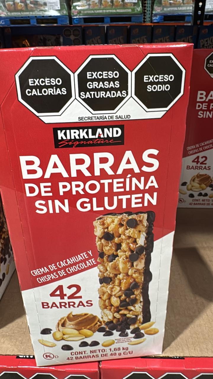 Barras de proteina sin gluten (caja 42 barras)