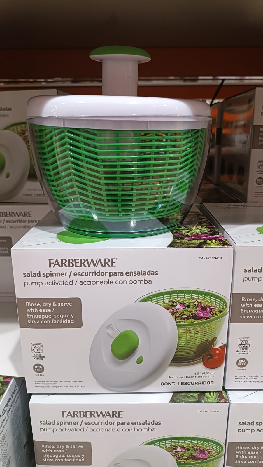 Escurridor para ensaladas (salad spinner)