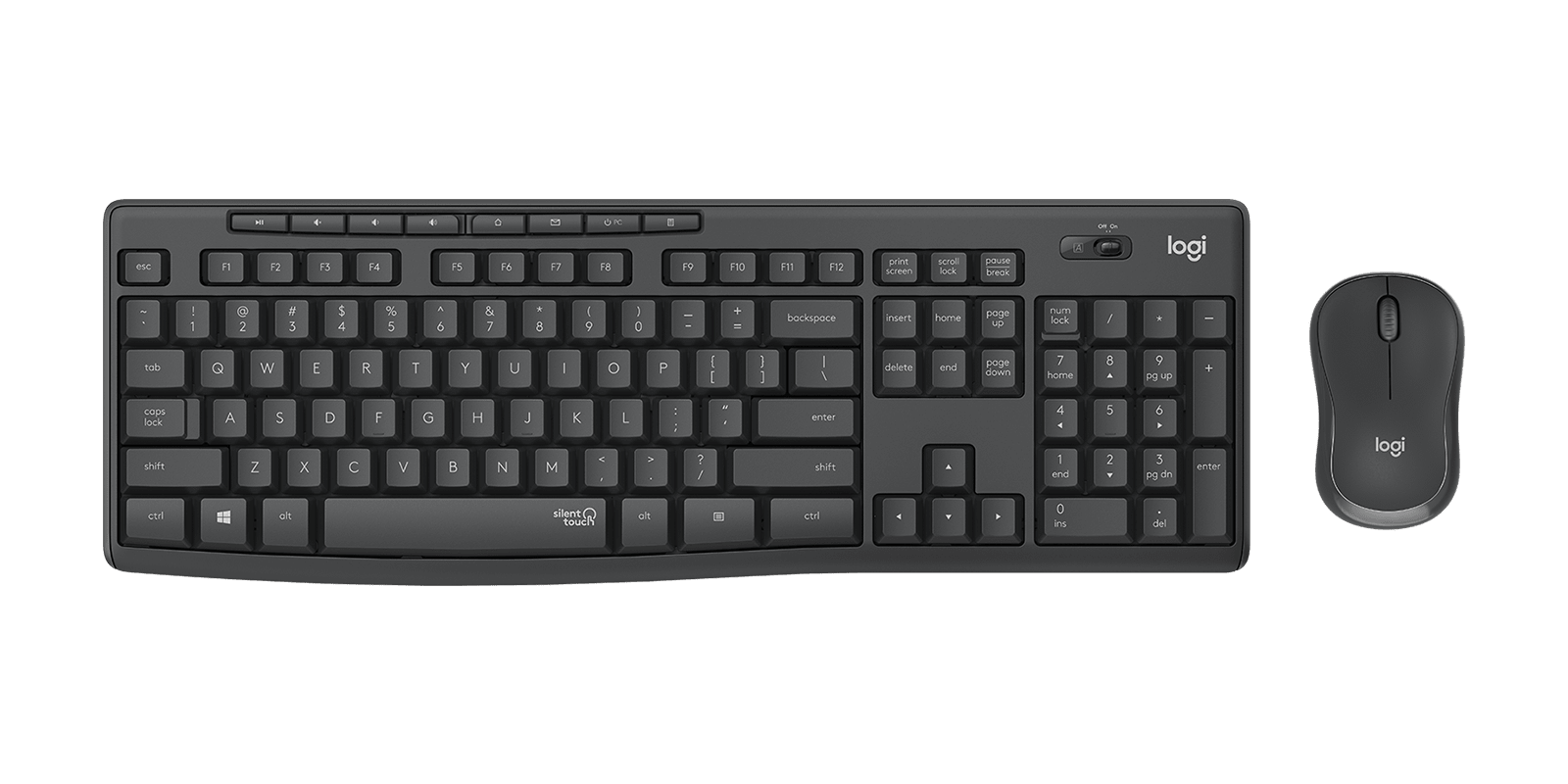 Logitech Combo Teclado + Mouse y Alfombrilla