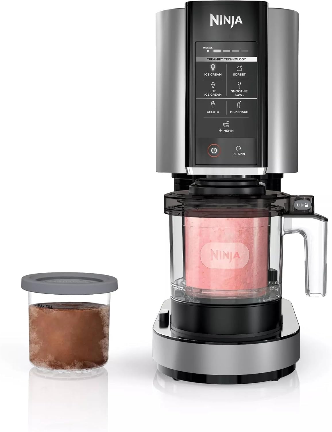 Ninja Creami Deluxe Maquina para hacer helados CN501CO