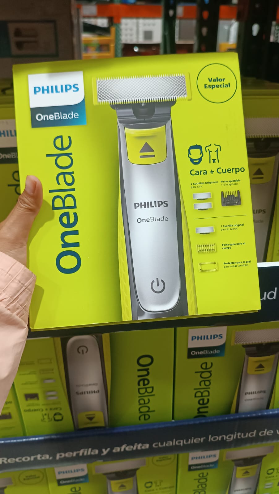 OneBlade afeitadora cara y cuerpo