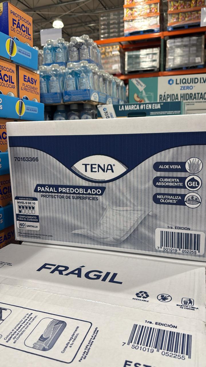 Panal predoblado protector de superficies Tena 40 pzas