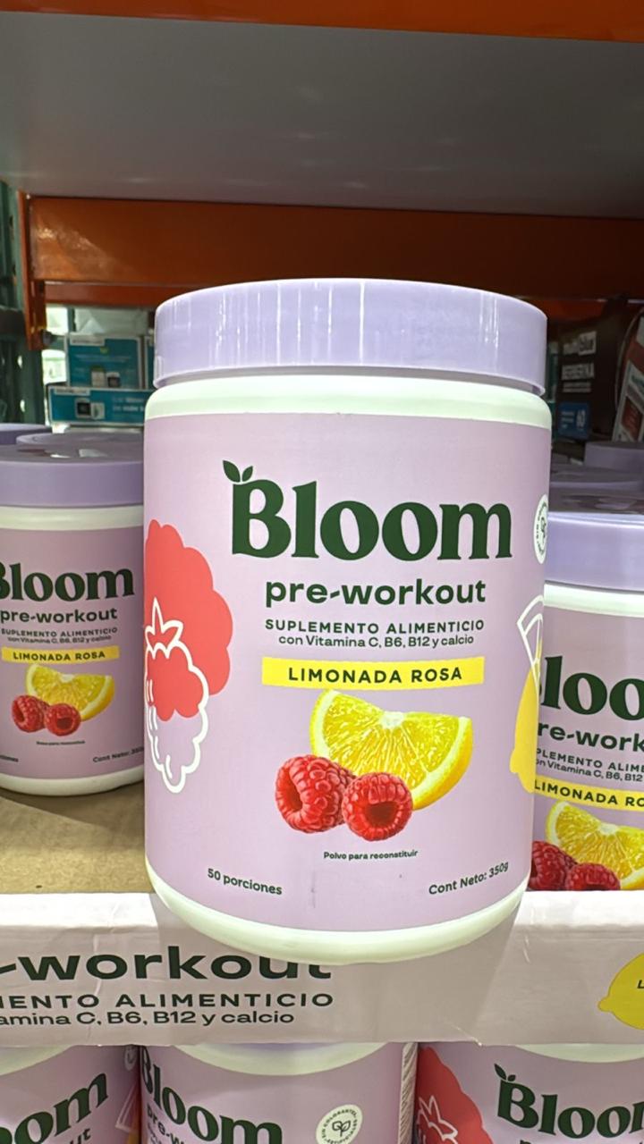 Pre-workout limonada rosa 50 porciones