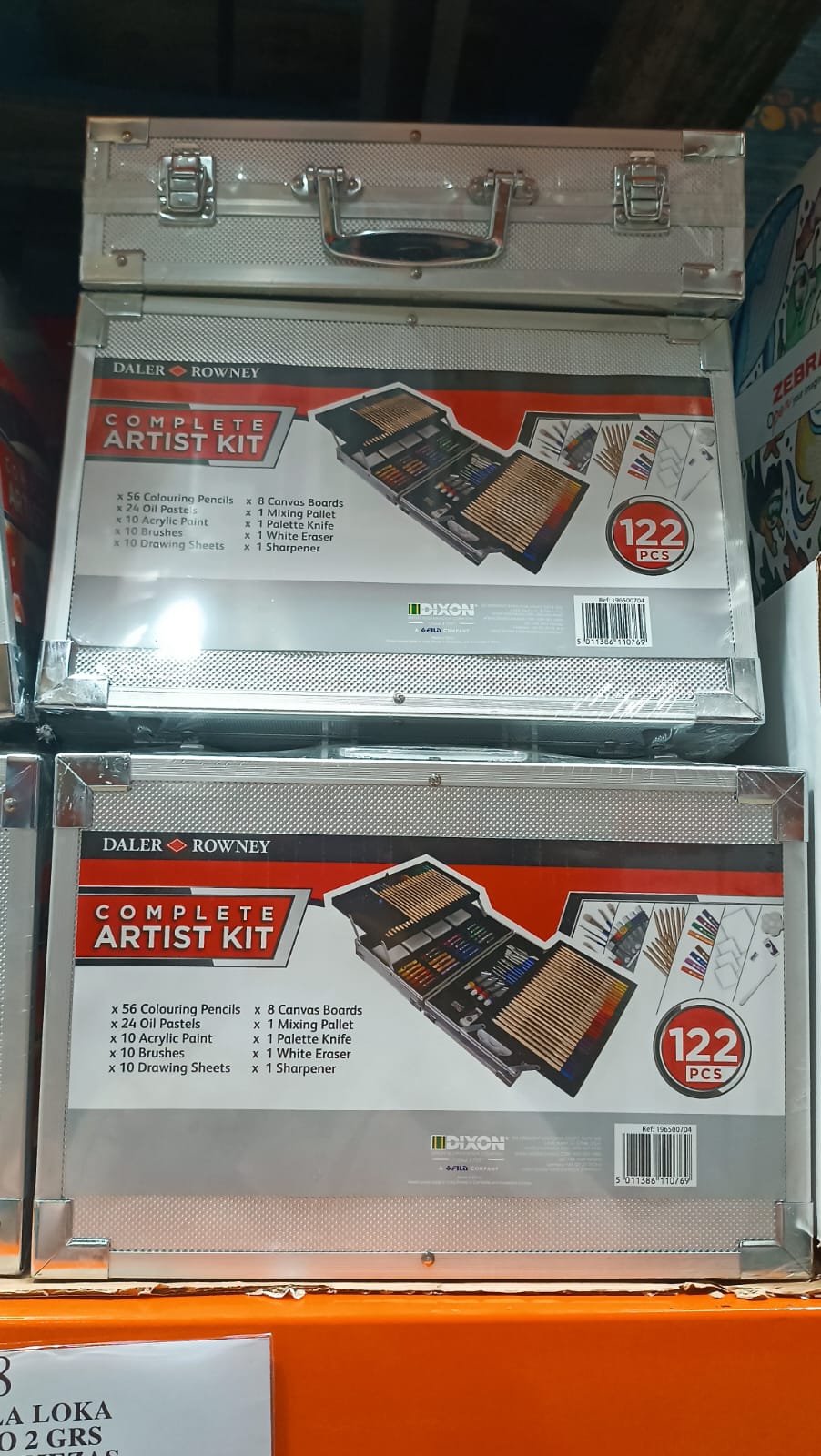 Set de arte con portafolio 122 piezas