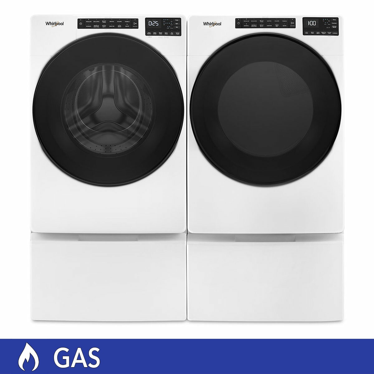 Whirlpool Combo de Lavado de Gas 21/23 Kg